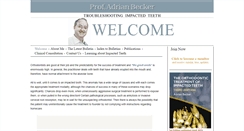 Desktop Screenshot of dr-adrianbecker.com