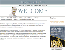 Tablet Screenshot of dr-adrianbecker.com